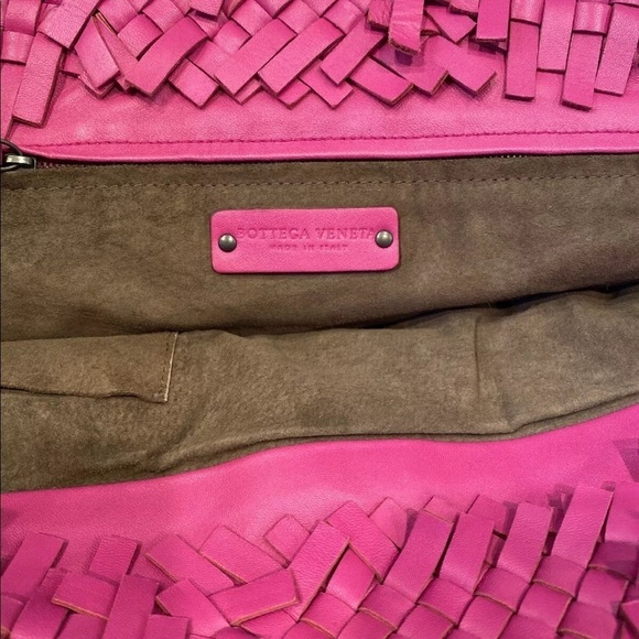 Bottega Veneta Amethyst Fringe Tote Leather Rare Find Excellent Condition - Picture 5 of 13